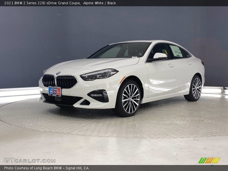 Alpine White / Black 2021 BMW 2 Series 228i sDrive Grand Coupe