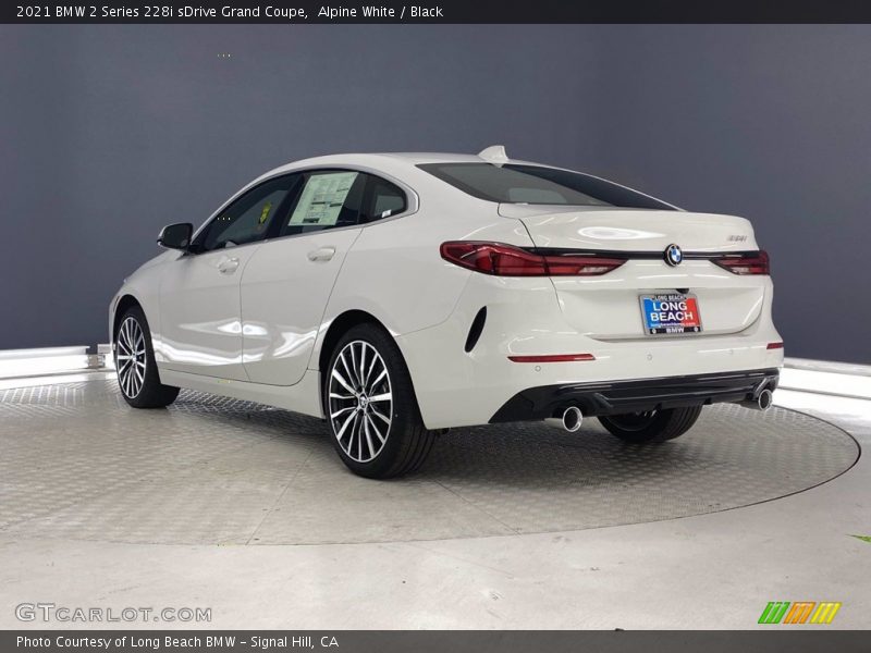 Alpine White / Black 2021 BMW 2 Series 228i sDrive Grand Coupe