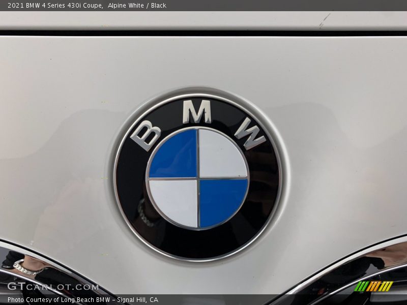 Alpine White / Black 2021 BMW 4 Series 430i Coupe