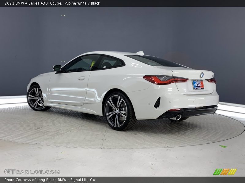 Alpine White / Black 2021 BMW 4 Series 430i Coupe