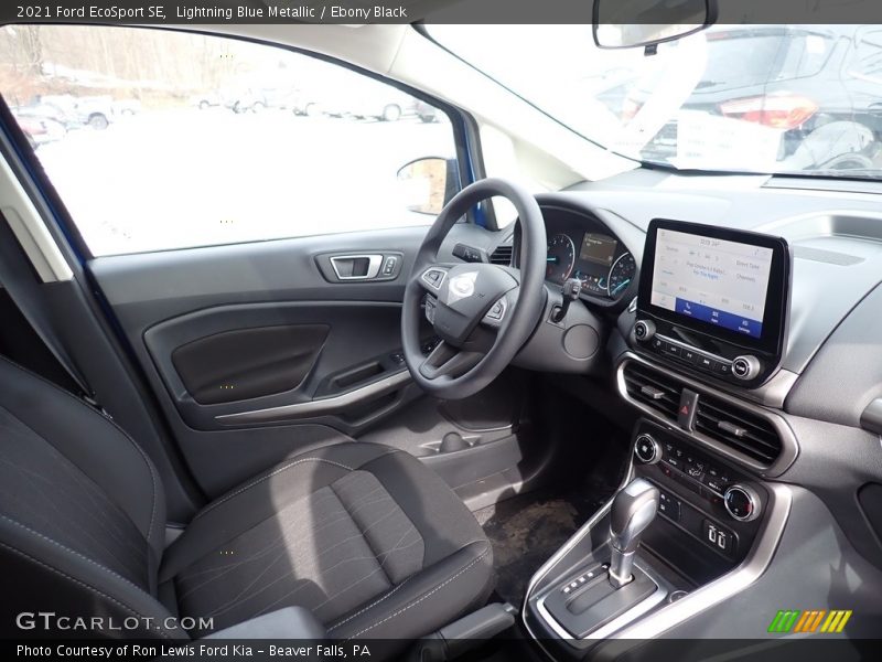 Lightning Blue Metallic / Ebony Black 2021 Ford EcoSport SE