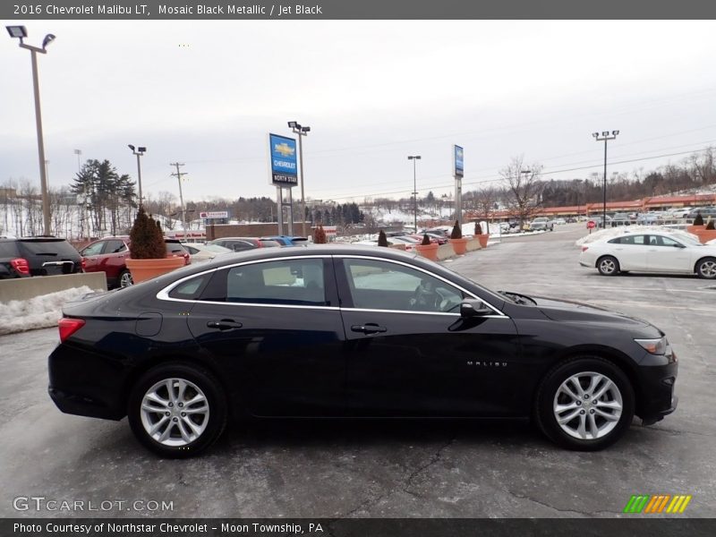 Mosaic Black Metallic / Jet Black 2016 Chevrolet Malibu LT