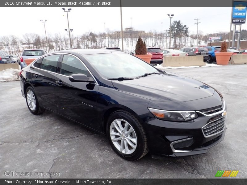 Mosaic Black Metallic / Jet Black 2016 Chevrolet Malibu LT