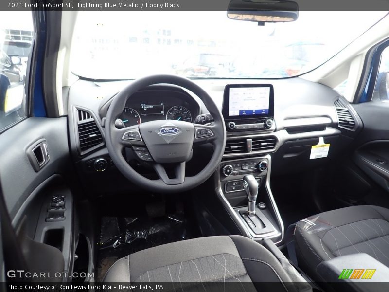 Lightning Blue Metallic / Ebony Black 2021 Ford EcoSport SE
