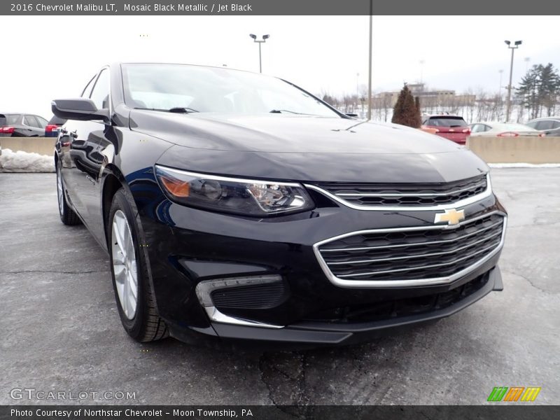 Mosaic Black Metallic / Jet Black 2016 Chevrolet Malibu LT