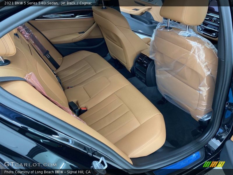 Jet Black / Cognac 2021 BMW 5 Series 540i Sedan