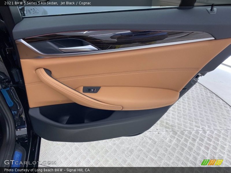 Jet Black / Cognac 2021 BMW 5 Series 540i Sedan