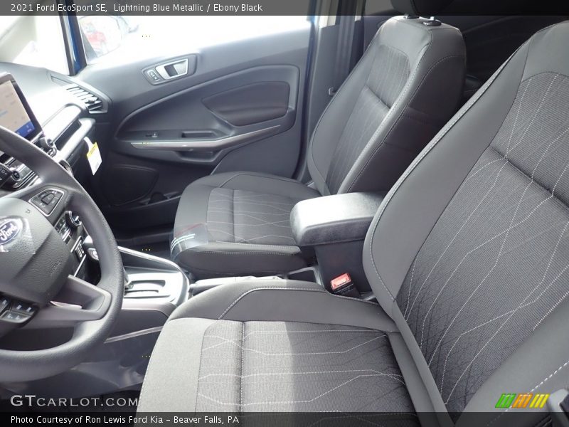 Lightning Blue Metallic / Ebony Black 2021 Ford EcoSport SE