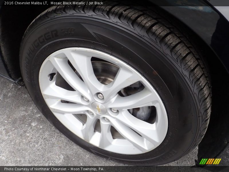 Mosaic Black Metallic / Jet Black 2016 Chevrolet Malibu LT