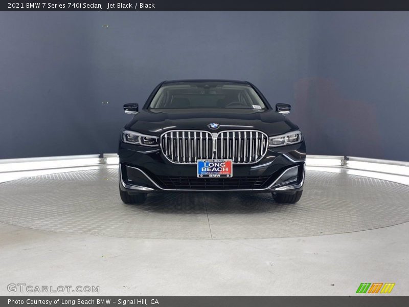 Jet Black / Black 2021 BMW 7 Series 740i Sedan