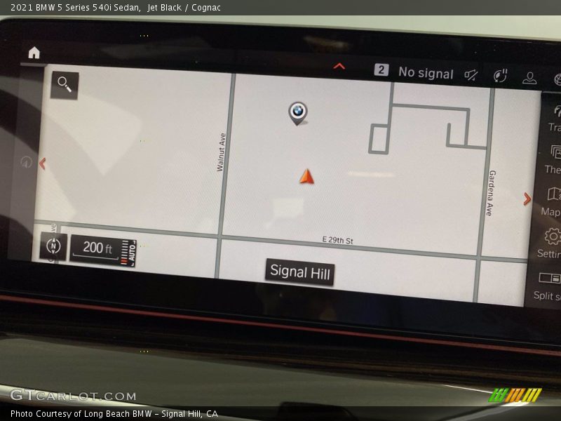 Jet Black / Cognac 2021 BMW 5 Series 540i Sedan