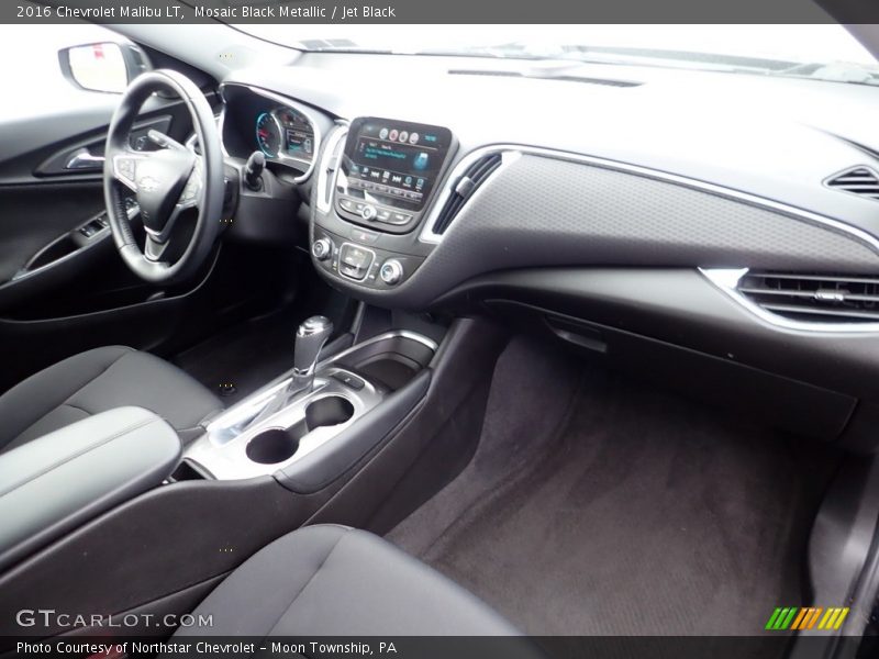 Mosaic Black Metallic / Jet Black 2016 Chevrolet Malibu LT