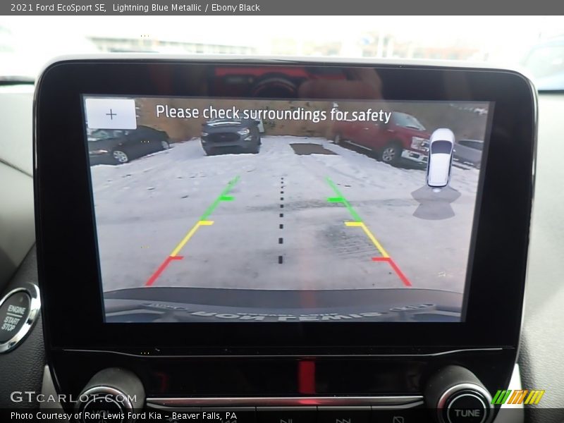 Lightning Blue Metallic / Ebony Black 2021 Ford EcoSport SE