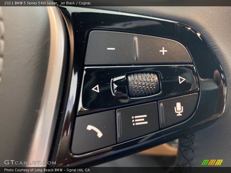 Jet Black / Cognac 2021 BMW 5 Series 540i Sedan