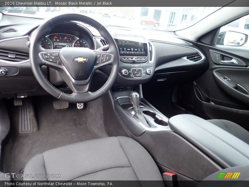 Mosaic Black Metallic / Jet Black 2016 Chevrolet Malibu LT