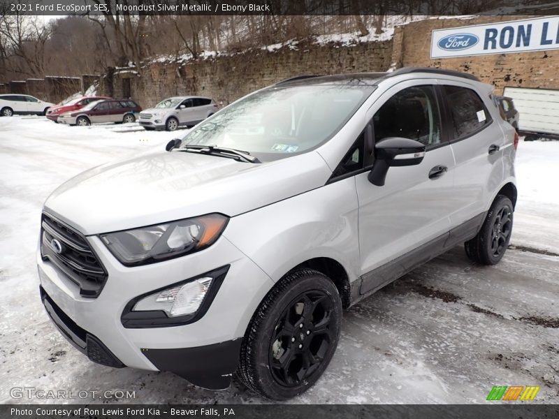 Moondust Silver Metallic / Ebony Black 2021 Ford EcoSport SES