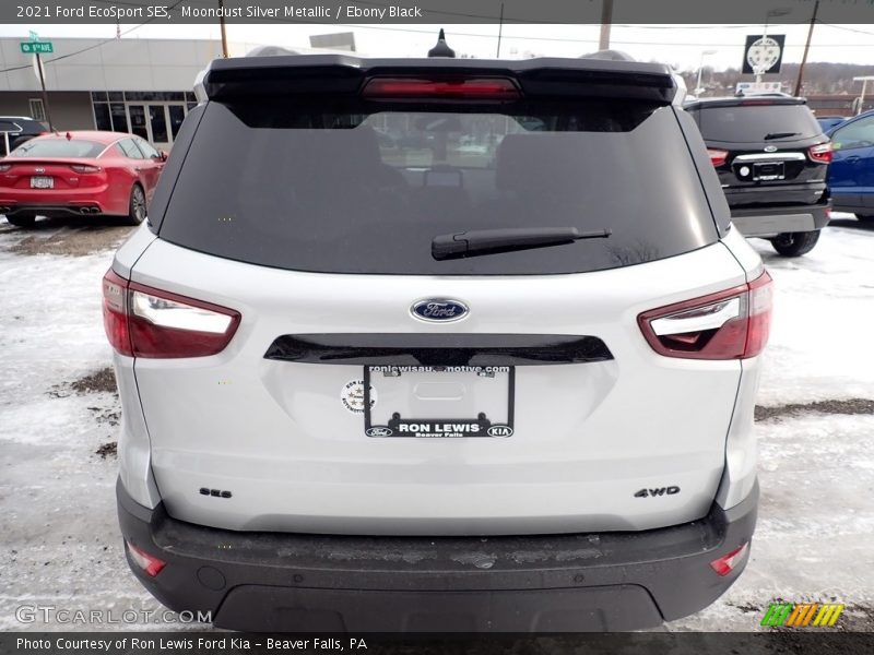 Moondust Silver Metallic / Ebony Black 2021 Ford EcoSport SES
