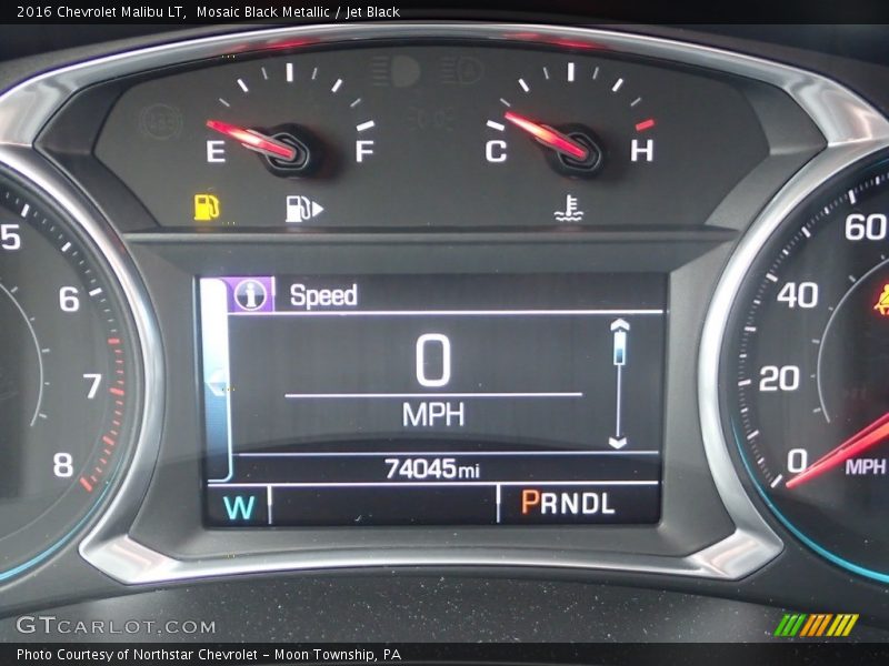 Mosaic Black Metallic / Jet Black 2016 Chevrolet Malibu LT