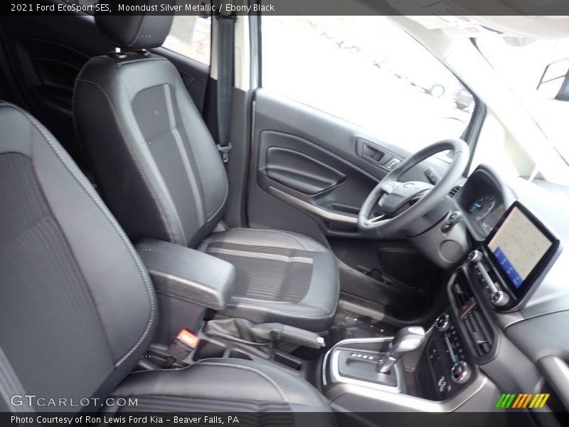 Moondust Silver Metallic / Ebony Black 2021 Ford EcoSport SES