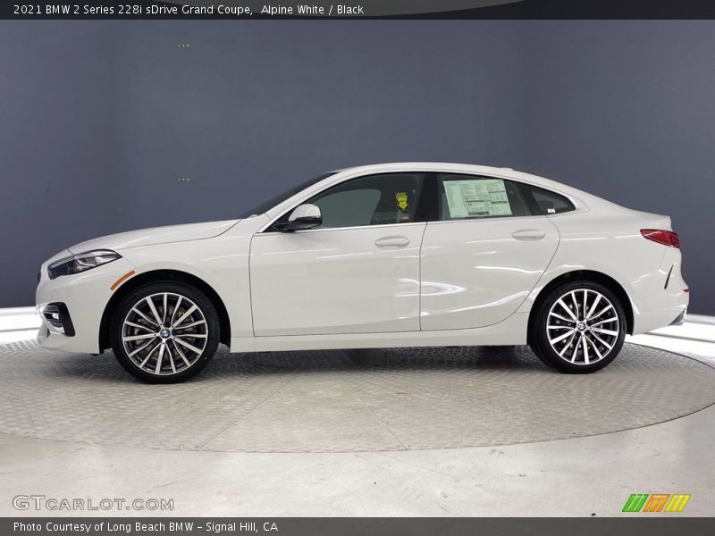 Alpine White / Black 2021 BMW 2 Series 228i sDrive Grand Coupe