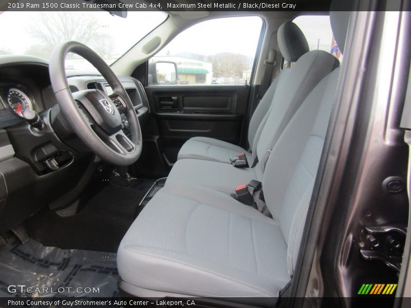 Maximum Steel Metallic / Black/Diesel Gray 2019 Ram 1500 Classic Tradesman Crew Cab 4x4
