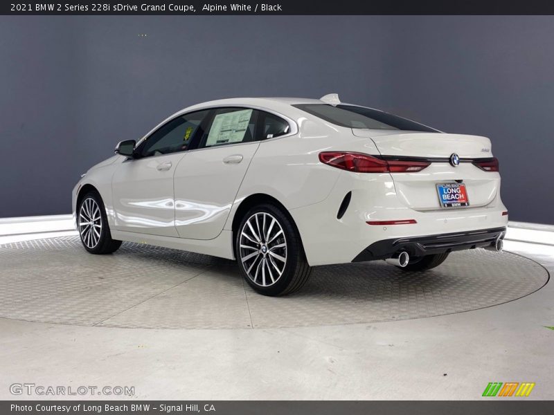 Alpine White / Black 2021 BMW 2 Series 228i sDrive Grand Coupe