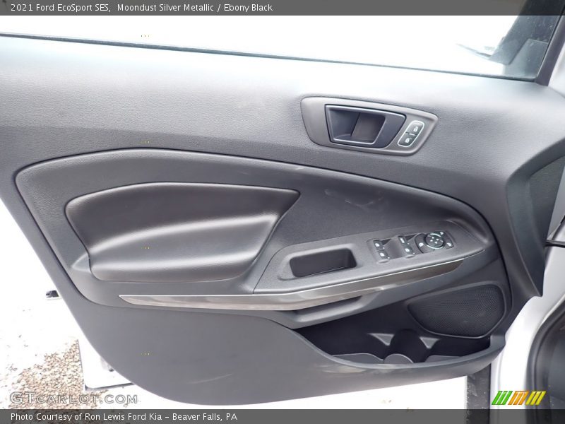 Moondust Silver Metallic / Ebony Black 2021 Ford EcoSport SES