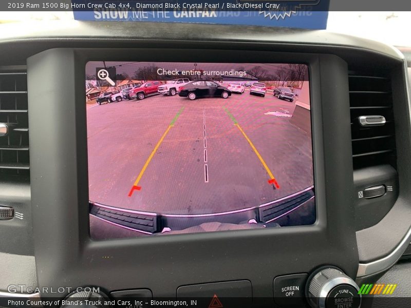 Diamond Black Crystal Pearl / Black/Diesel Gray 2019 Ram 1500 Big Horn Crew Cab 4x4
