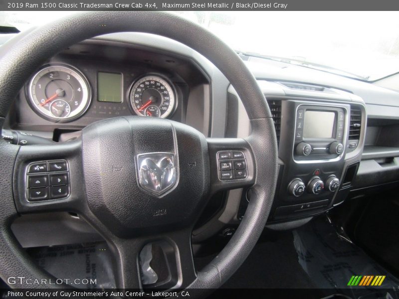 Maximum Steel Metallic / Black/Diesel Gray 2019 Ram 1500 Classic Tradesman Crew Cab 4x4