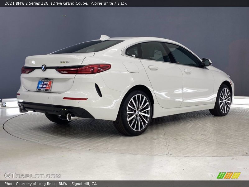 Alpine White / Black 2021 BMW 2 Series 228i sDrive Grand Coupe