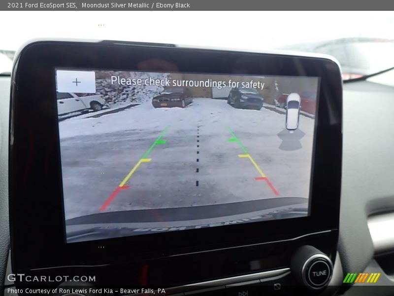 Moondust Silver Metallic / Ebony Black 2021 Ford EcoSport SES