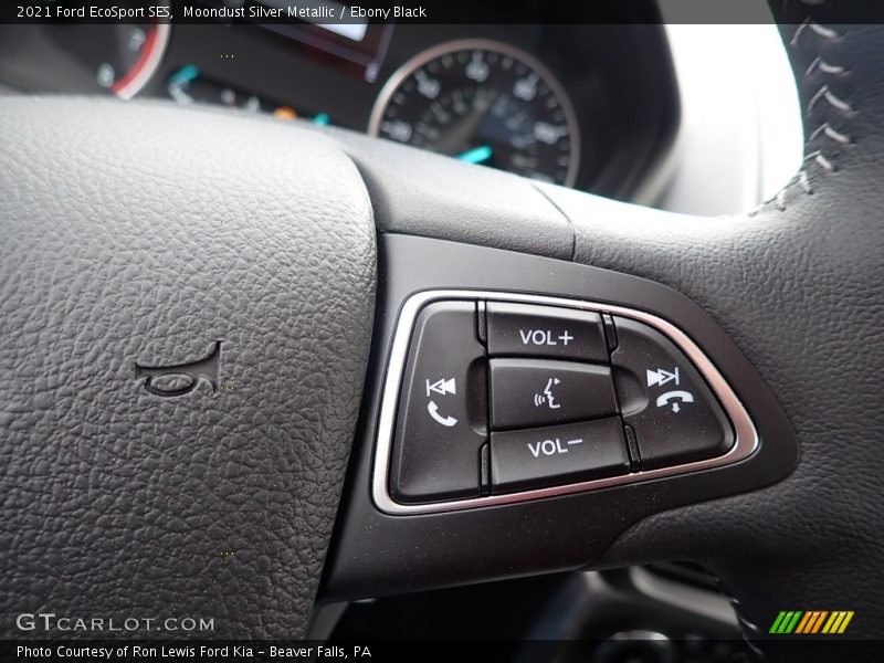 Moondust Silver Metallic / Ebony Black 2021 Ford EcoSport SES