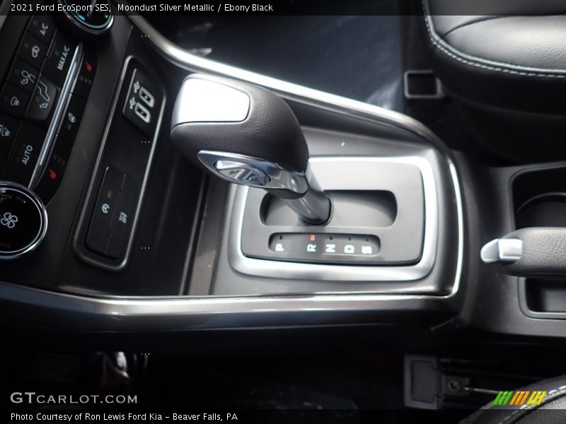 Moondust Silver Metallic / Ebony Black 2021 Ford EcoSport SES