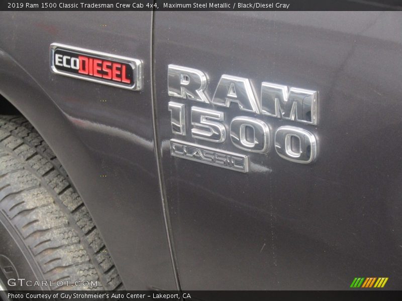 Maximum Steel Metallic / Black/Diesel Gray 2019 Ram 1500 Classic Tradesman Crew Cab 4x4