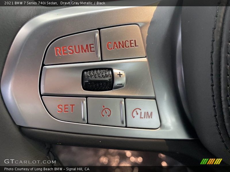 Dravit Gray Metallic / Black 2021 BMW 7 Series 740i Sedan