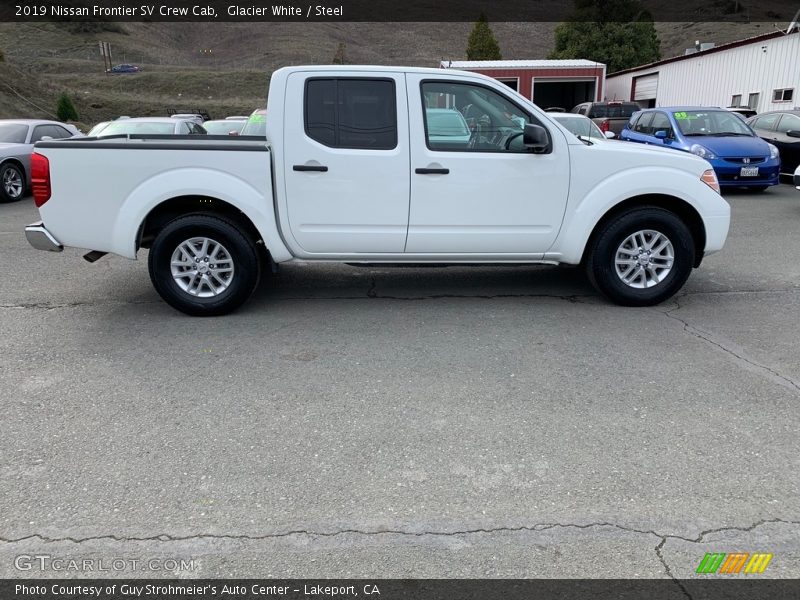 Glacier White / Steel 2019 Nissan Frontier SV Crew Cab
