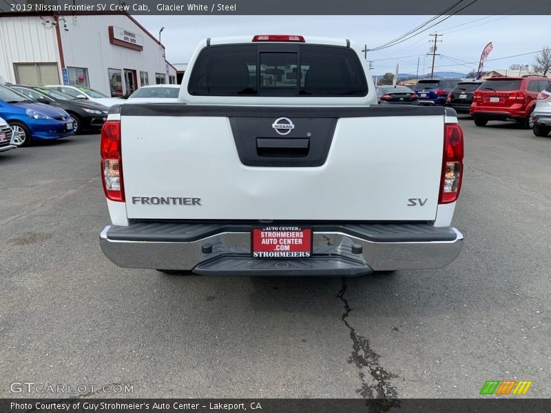 Glacier White / Steel 2019 Nissan Frontier SV Crew Cab