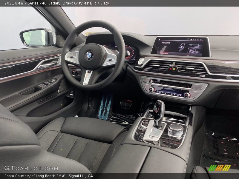 Dravit Gray Metallic / Black 2021 BMW 7 Series 740i Sedan