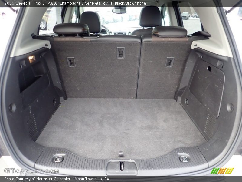 Champagne Silver Metallic / Jet Black/Brownstone 2016 Chevrolet Trax LT AWD