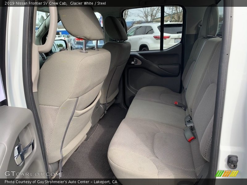 Glacier White / Steel 2019 Nissan Frontier SV Crew Cab