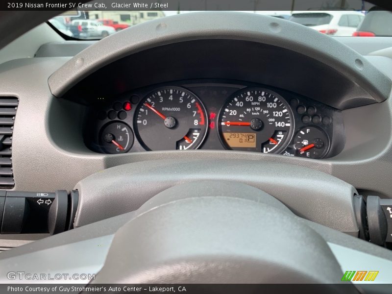 Glacier White / Steel 2019 Nissan Frontier SV Crew Cab