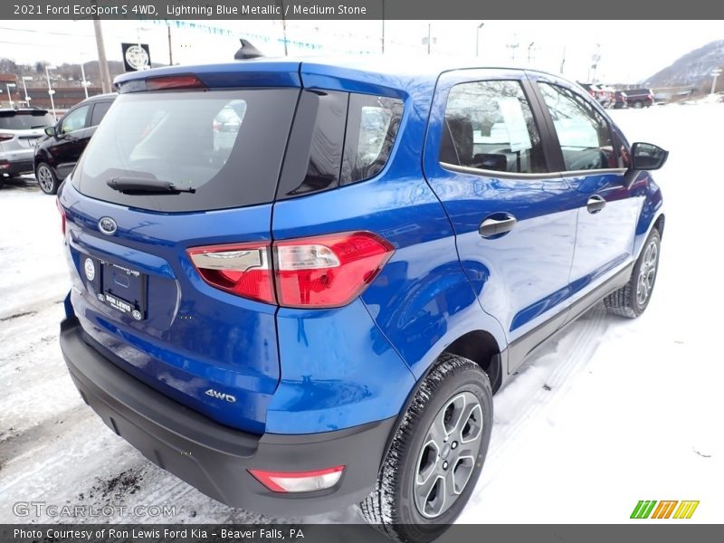 Lightning Blue Metallic / Medium Stone 2021 Ford EcoSport S 4WD