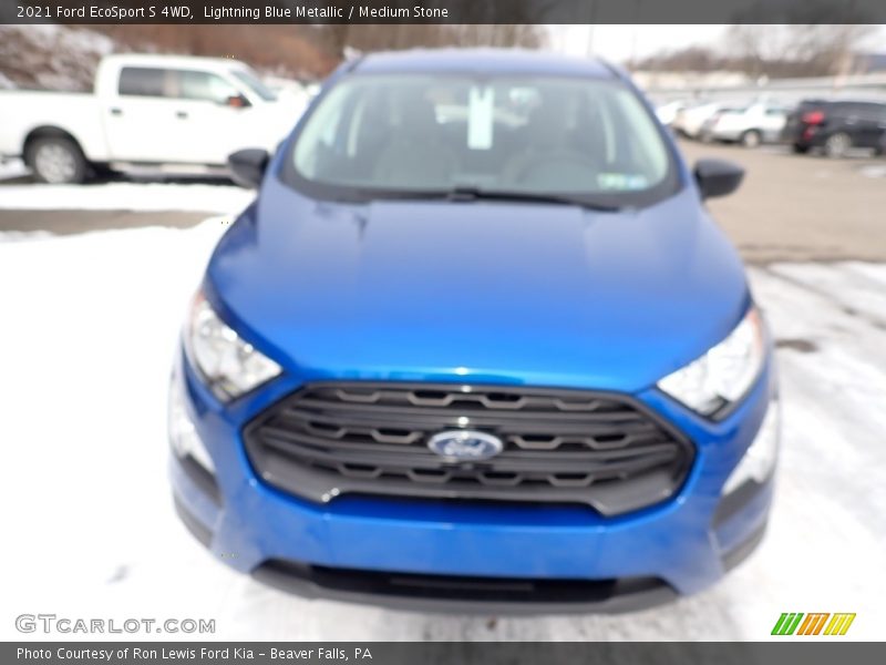 Lightning Blue Metallic / Medium Stone 2021 Ford EcoSport S 4WD