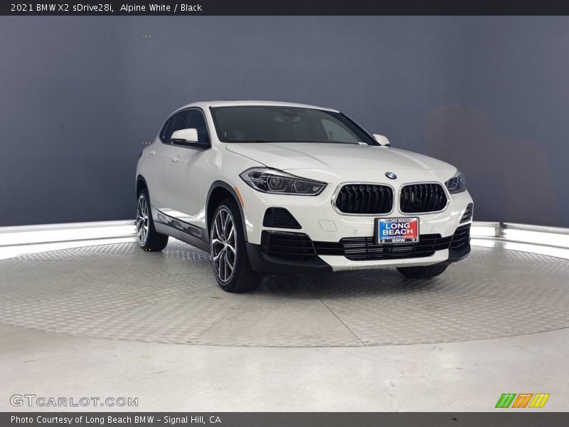 Alpine White / Black 2021 BMW X2 sDrive28i