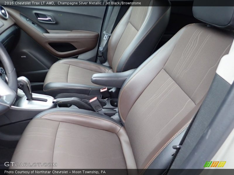 Champagne Silver Metallic / Jet Black/Brownstone 2016 Chevrolet Trax LT AWD