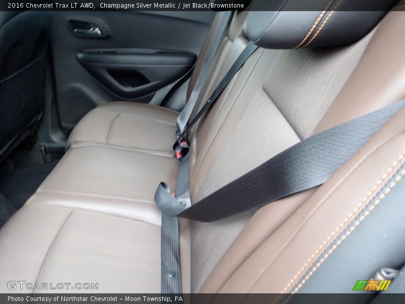 Champagne Silver Metallic / Jet Black/Brownstone 2016 Chevrolet Trax LT AWD