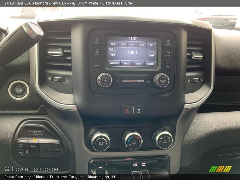 Bright White / Black/Diesel Gray 2019 Ram 2500 Bighorn Crew Cab 4x4