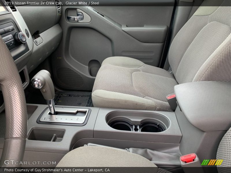 Glacier White / Steel 2019 Nissan Frontier SV Crew Cab