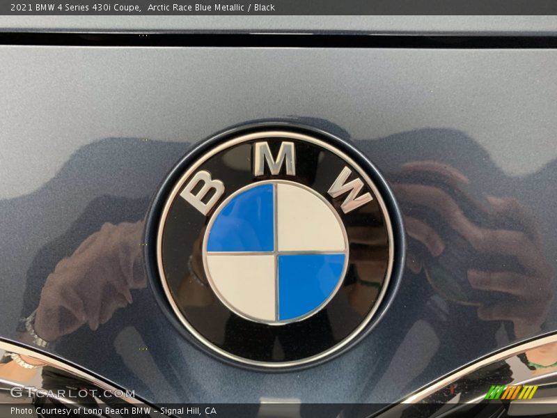 Arctic Race Blue Metallic / Black 2021 BMW 4 Series 430i Coupe