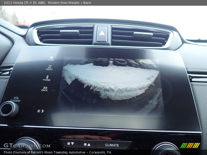 Modern Steel Metallic / Black 2021 Honda CR-V EX AWD